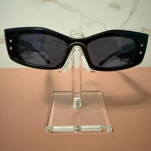 Valentino Garavani Black Studded Sunglasses